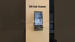Resin QR code scanner✨ #resinart #qrcodescanner#socialmediascanner #handmade#mobilestand#phonestand