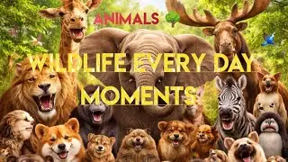 All Animals Life Moment In Every Day Wildlife || 🌳♐♎🦬🐅🐊🐗🐍🐈&zwj;⬛⚕️#wildlifeeverydaymoments 