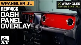 Jeep Wrangler JL RedRock Dash Panel Overlay Review & Install