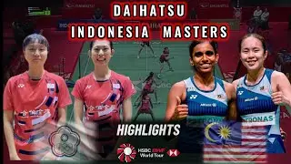 Fantastik 🔴 Pearly Tan/M Thinaah (MAS) vs (TPE) Hu/Jheng Badminton Indonesia Masters