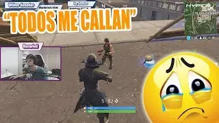 Este chico lloro porque tenia la voz de mujer en DUOS RANDOM (Fortnite)