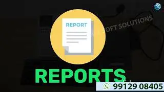 Billing Machine Reports for Hotel, Tiffin Center, Super Market, Bar & Restaurant @SreeSoftSolutions