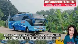 TRANS SUMATERA !!! BUS ANS 'ALGUMER' GRAND TOURISMO2 BY MORODADI PRIMA,LINE BOGOR-PADANG,FULL BASURI