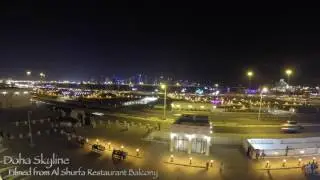Doha Night Time Lapse