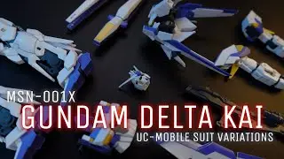HG Gundam Delta Kai | MSN-001X | Mobile Suit Gundam Unicorn MSV | ASMR Speed Build