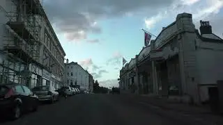 Driving On The A449 Wells Road, Bellevue Terrace & Worcester Road, Malvern, Worcestershire, England