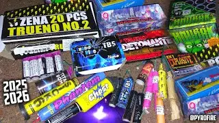 VEEL VUURWERK AFSTEKEN IN DE NACHT!! | 2025/2026