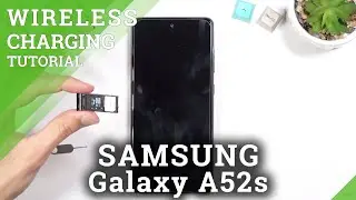 How to Insert SIM and SD Cards to SAMSUNG Galaxy A52s - Input SD and SIM Cards