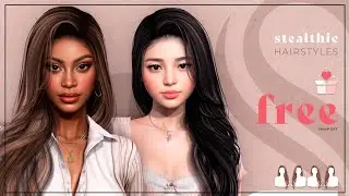 Second Life FREE GIFTS | NEW Fatpack HAIR Stealthic |  FREE Clothes for Men Avatar &hearts;