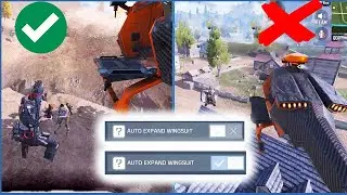 Codm Battleroyale.2 tips and tricks.AUTO EXPAND WINGSUIT ON OFF