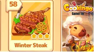 Cookingo Level 58 Winter Steak Walkthrough Solution 