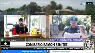 Nota con el Comisario Ramon Benitez - SubJefe de la Comisaria 2da de Caaguaz&uacute;