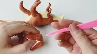 Dino with Clay