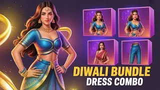Diwali Bundle Dress Combo 😘 |New Diwali Special Female Bundle |Diwali Event Female Bundle #freefire