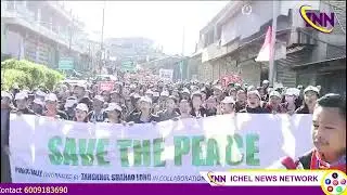UKHRUL MARCH AGAINST AFSPA, BORDER FENCING AND SCRAPPING OF FMR