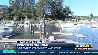 North Santa Cruz Harbor boat residents are still dealing with damages