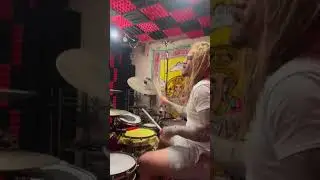 Zeke Plays Drums | Crushing Drum & Bass & Jungle on Acoustic Drums 🥁🔥 #JohnnyRabbTV