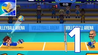 Volleyball Arena - Multiplayer Gameplay Walkthrough Part 1 (iOS, Android) [UHD60FPS]