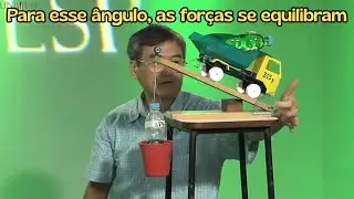 EQUILÍBRIO NO PLANO INCLINADO | Experimento de Cláudio e Gil