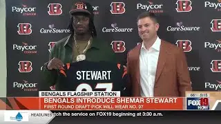 Bengals introduce Shemar Stewart: First-round draft pick will wear No. 97