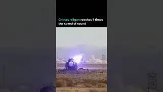 HYPERSONIC RAILGUN Reaches Mach 7 🔫 #shorts