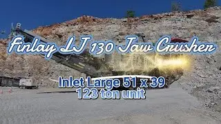 Finlay LJ-130: The Ultimate Large-Scale Quarry Jaw Crusher