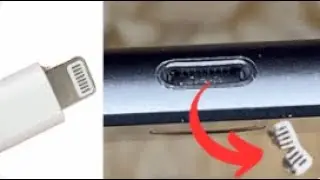 Fixing an iPad : Broken plug removal