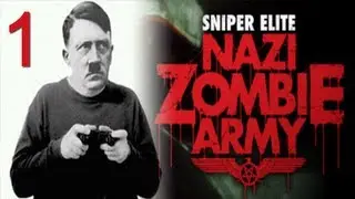 Let's Play Sniper Elite Nazi Zombie Army Co-Op with Linus117 - Part 1 - Blaskeeeweewa?