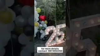 Get best & innovative balloon decoration ideas only at Aditi Balloon decoration...