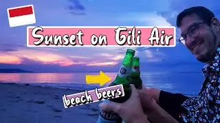 Sunset Picnic on GILI AIR, Lombok Indonesia