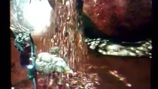 Ba&ntilde;&aacute;ndome en sangre del gusano gigante\Taking a shower in blood of a giant worm