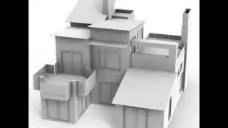 3D Model Modern Passive Solar House Review