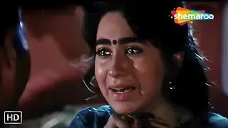 मेरे पति को मत मारो - Anari (HD) - Part 5 - Venkatesh, Karishma Kapoor - Hindi Movies - HD