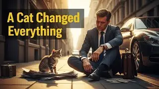 A Small Cat Taught a Billionaire the True Meaning of Life | Emotional Motivational Story #kitten