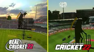 London (Lords) Stadium Comparison | Cricket 22 And Real Cricket 22 | Shocking Results 😳 |