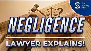 🏛️ NEGLIGENCE Is The Basis Of All Civil Claims! #lawyer #law