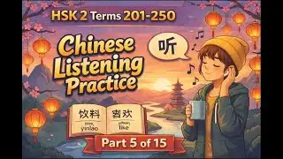 HSK 2 Terms 201-250 | Chinese Listening Practice | Part 5 of 15