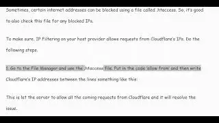How to Fix Cloudflare Error 522 Connection Time 