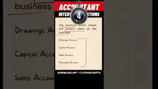 #Accountant #Interview Questions #Accounting Journal Entries #gst #taxation