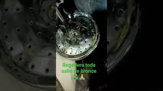 Regadera de bronce ♻️#reciclaje #enbuscadelosmejoresprecios #bronce #fierreros #chachara #bronce