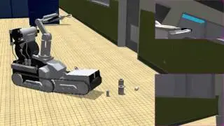 Simulation of real tracked robots in Webots
