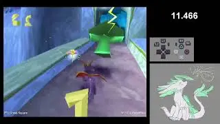 [FWR] Spyro 1 IL - Wizard Peak Vortex - 24.567s RTA