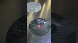 Little grayscale work.  50watt JPT Fiber Laser