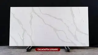 Calacatta Lugano Quartz &ndash; NobleStoneUK