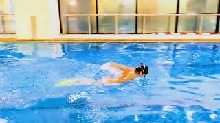 Butterfly stroke self-training (50m 2-beat kicks)