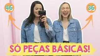 PROVANDO LOOKS IGUAIS COM AMARO | 25 LOOKS SÓ COM PEÇAS BÁSICAS E ESSENCIAIS