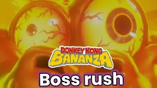 Donkey kong Bananza boss rush (short game Play)