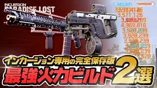 【DIVISION2】超高火力ストライカー200ビルド保存版｜インカージョン｜ウロボロス｜セント・エルモズエンジン【ディビジョン2】