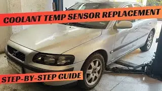 Замена датчика температуры охлаждающей жидкости Volvo S60 2.4i