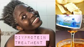 DIY PROTEIN TREATMENT/ STEAMING YA KUKUZA NYWELE.